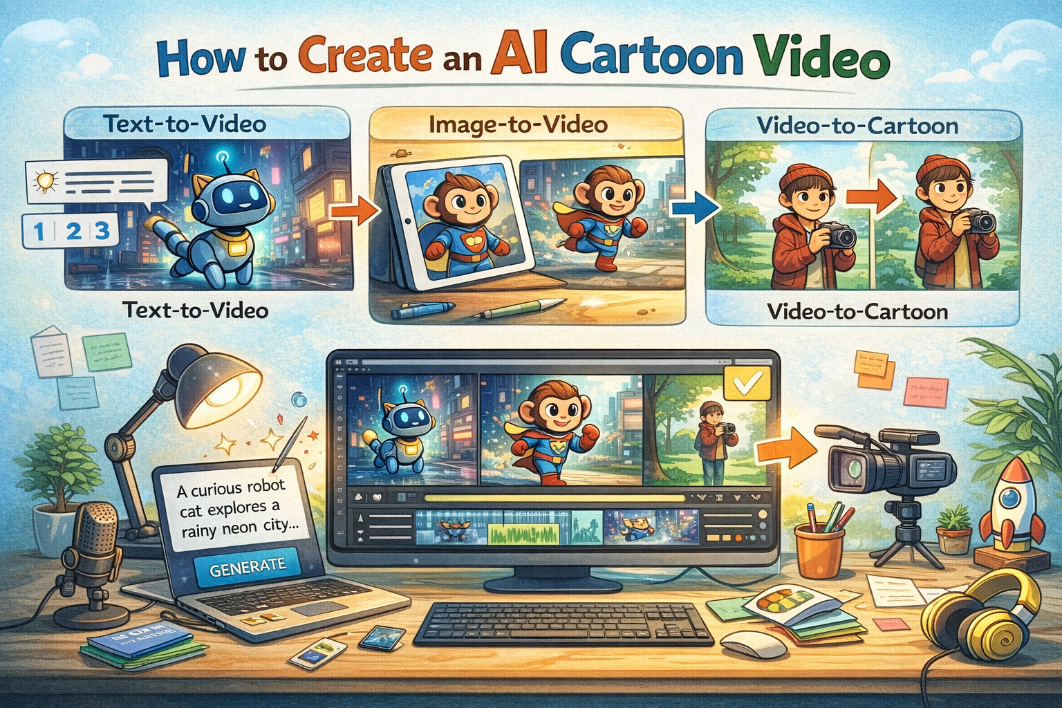 AI Cartoon Video